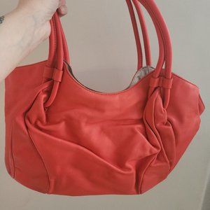 Banana Republic Coral/Red Handbag - Like new